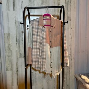 1.4.3. Story by Line Up Plaid Shirt with Pink Hanger